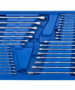 Kobalt Mechanics Tool Sets 250-Piece Standard (SAE) and Metric Combination Polished Chrome Mechanics Tool Set (1/4-in; 3/8-in) -Kobalt Sales Shop 42702394 scaled