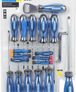 Kobalt Screwdrivers 20-Piece Plastic Handle Magnetic Assorted Screwdriver Set