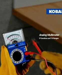 Kobalt Test Meters 0.25 Amp 500-Volt Analog Manual Ranging Multimeter (Battery Included) -Kobalt Sales Shop 43489086