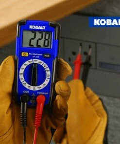 Kobalt Test Meters 0.2 Amp 500-Volt Digital Multimeter (Battery Included) -Kobalt Sales Shop 43489128