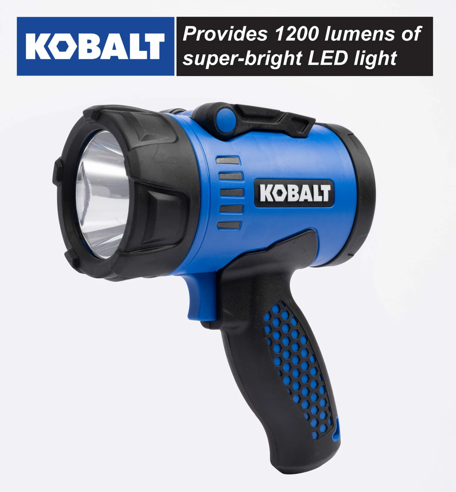Kobalt Flashlights 1200-Lumen LED Rechargeable Spotlight Flashlight 1 Kobalt Flashlights 1200-Lumen LED Rechargeable Spotlight Flashlight