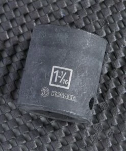 Kobalt Impact Sockets & Impact Socket Sets Standard (SAE) 1/2-in Drive 1-1/16-in 6-Point Impact Socket -Kobalt Sales Shop 44893531