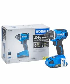 Kobalt Impact Drivers 24-volt Max Variable Speed Brushless Cordless Impact Driver (1-Battery Included) -Kobalt Sales Shop 45231353