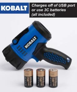Kobalt Flashlights 1200-Lumen LED Rechargeable Spotlight Flashlight 9 Kobalt Flashlights 1200-Lumen LED Rechargeable Spotlight Flashlight -Kobalt Sales Shop 45368644 scaled