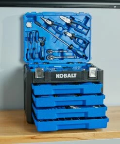 Kobalt Household Tool Sets 100-Piece Household Tool Set with Hard Case -Kobalt Sales Shop 45373524
