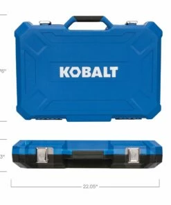 Kobalt Mechanics Tool Sets 309-Piece Standard (SAE) and Metric Combination Polished Chrome Mechanics Tool Set (1/4-in; 3/8-in) -Kobalt Sales Shop 45400896 scaled
