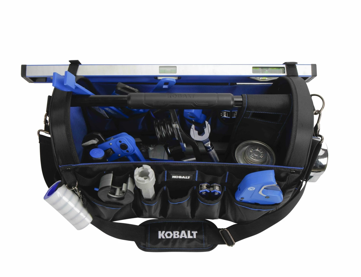 Kobalt Tool Bags Plumbing Tool Bag with Caddy Black, Blue Polyester 12.99-in 7 Kobalt Tool Bags Plumbing Tool Bag with Caddy Black, Blue Polyester 12.99-in - Image 7
