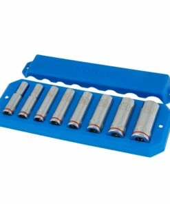 Kobalt Sockets & Socket Sets 8-Piece Standard (SAE) 1/4-in Drive 6-point Set Deep Socket Set -Kobalt Sales Shop 47900768
